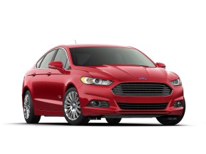 2014 Ford Fusion Energi sedan is Ford's newest plug-in hybrid; it has an EPA-estimated range of 620 miles when starting with a full tank of gas and fully charged battery.